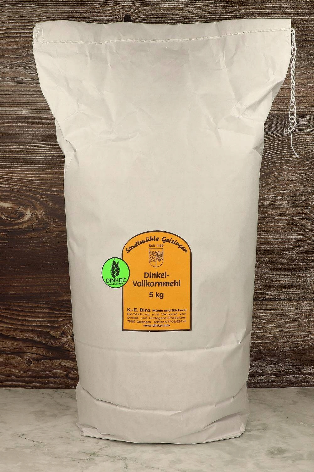 Mąka orkiszowa Pełnoziarnista Stadtmuhle Geisingen 5 Kg