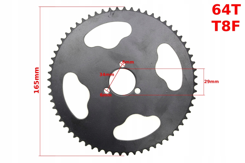 Zębatka Tył Pocket T8F 64z