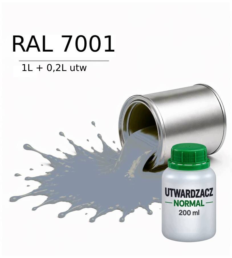 Valspar Ral 7001 Barva Dtm Základní Nátěr Polyuretanová 2K Pololesk 1L Utw
