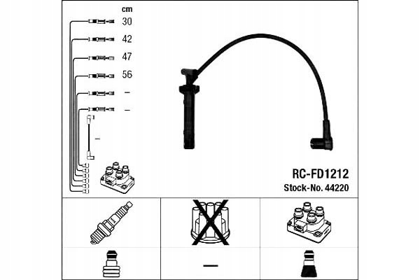 Ngk Výškové Kabely Ford Galaxy 2.3 16V 97- Asistent řidiče #28