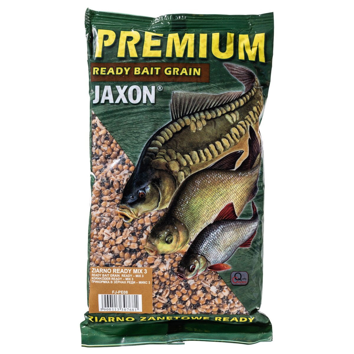 Ziarno Ready MIX Pszenica-pęczak-konopie 1kg Dobrze Trzyma Się Haczyka