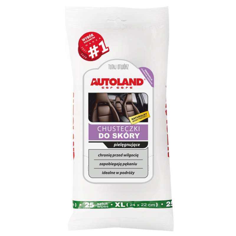 

Autoland Chusteczki Ścierki Do Skóry 25SZT XL Duże