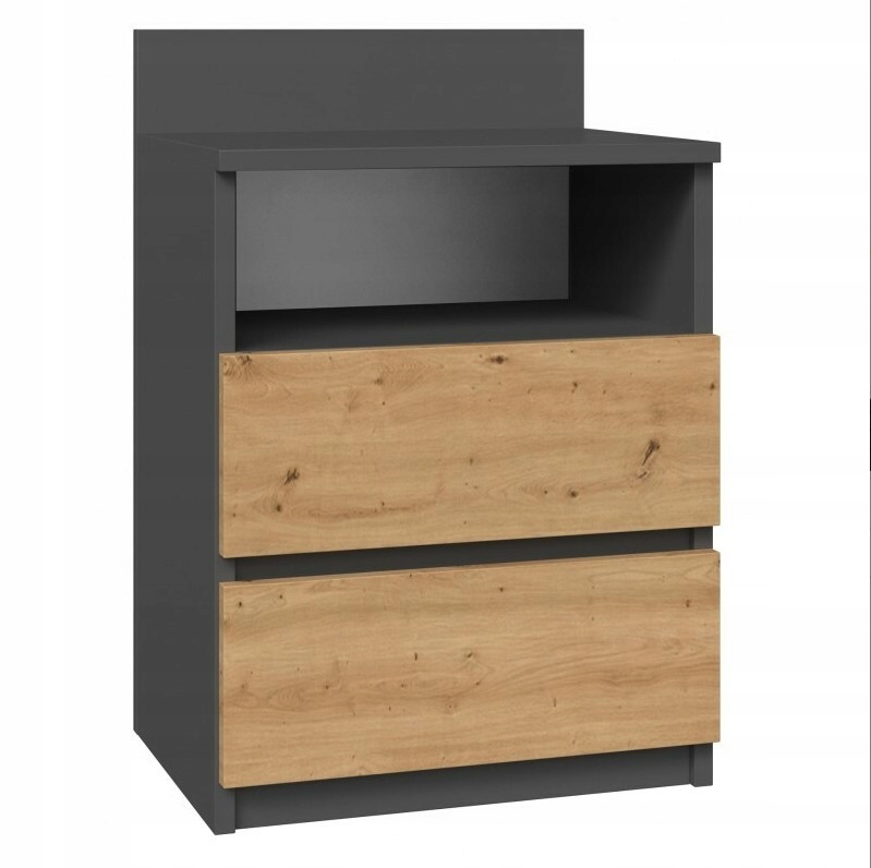 Тумбочка журнальный столик спальня M1 антрацит ARTISAN