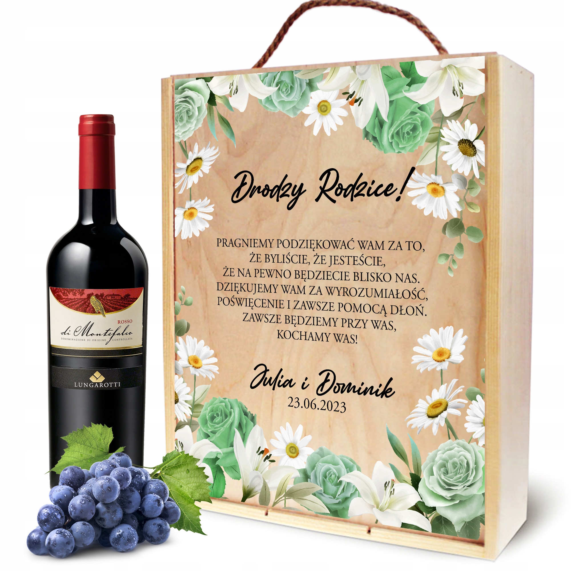 Trojitá Krabička Na Víno Dárek Pro Rodiče