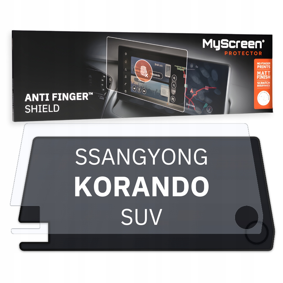 Matná fólie pro Ssangyong Korando Suv 2019 9" MyScreen Anti Finger