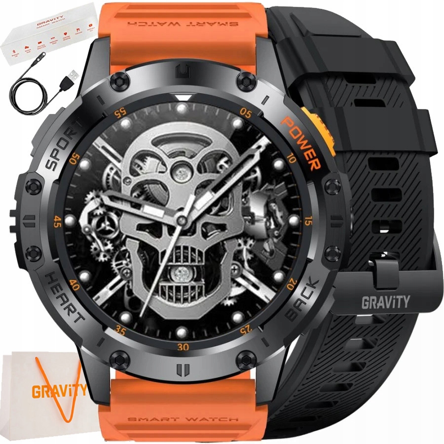 Pánské hodinky Chytré Hodinky Gravity s Amoled Rozhovory 1.43" Baterie 530 mAh