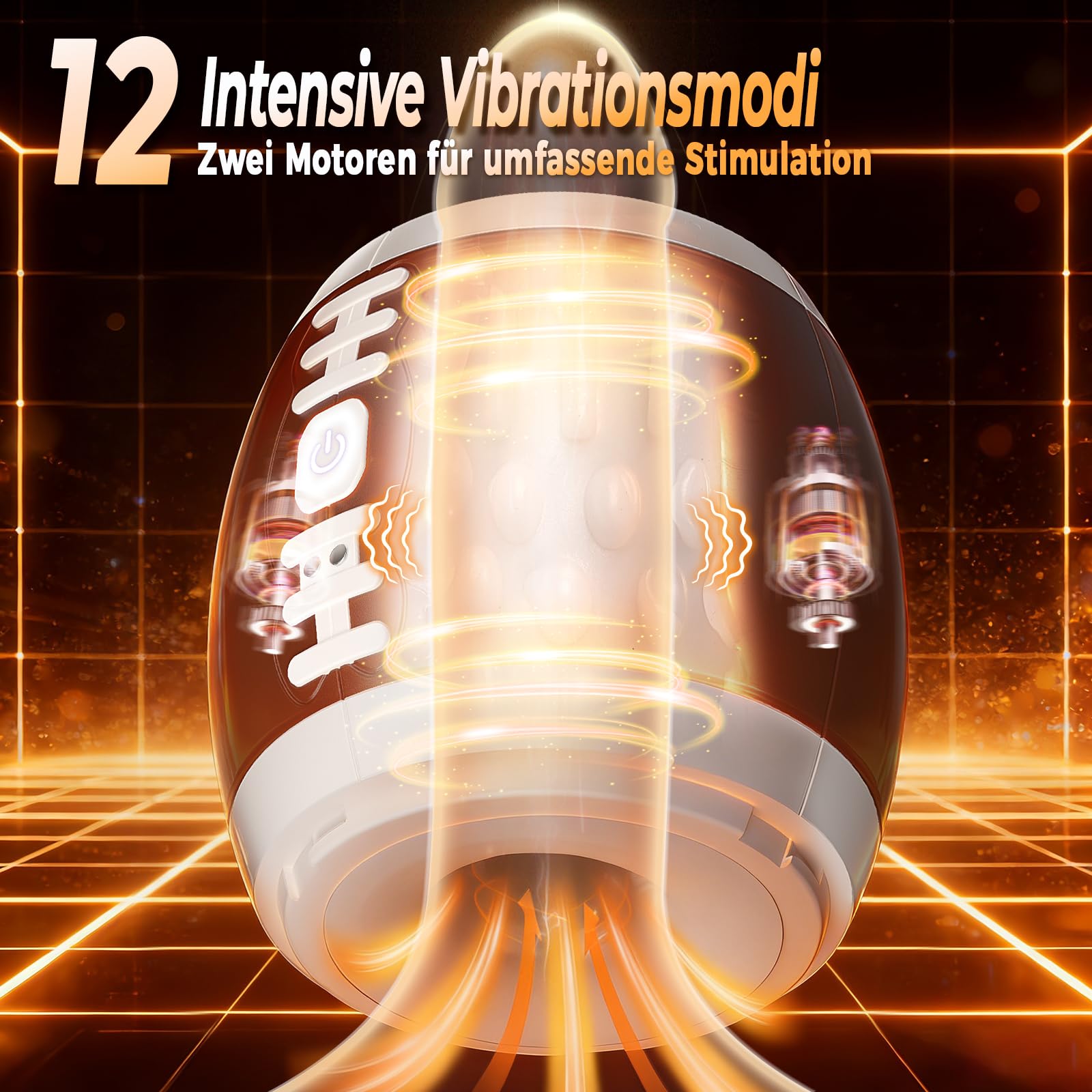 POCKET PUSSY Masturbator Dla Mężczyzn Z 12 Trybami Wibracji — miniatura 2
