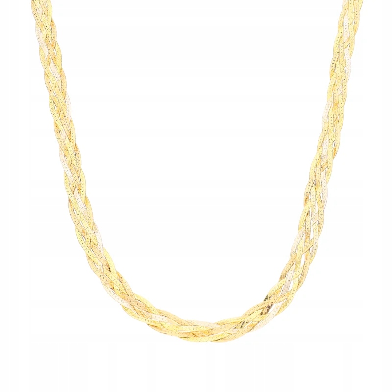 Elegantní jednoduchá stříbrná 925 páska pro ženský řetízek na stylizaci r45