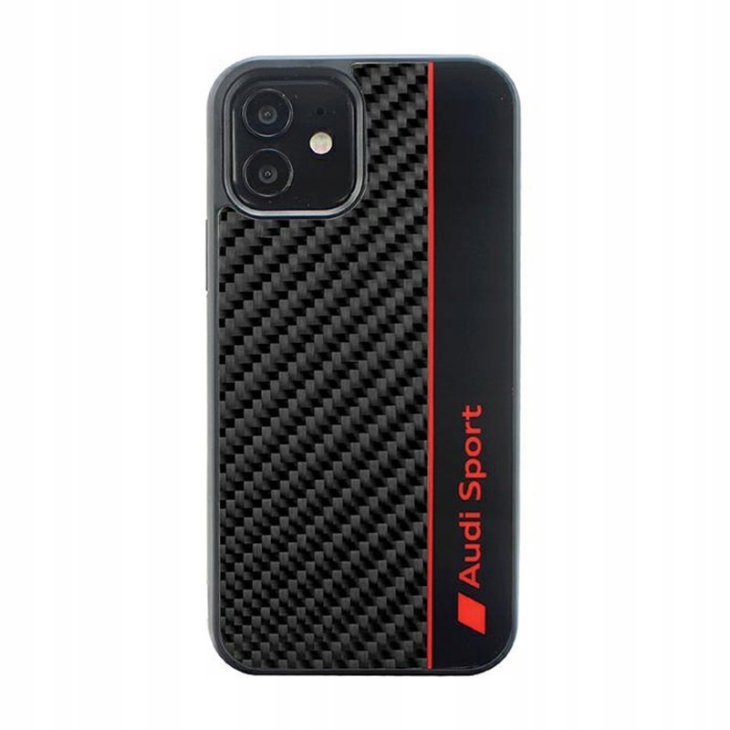 Audi Carbon Fiber Stripe Etui iPhone 11 (Czarny)