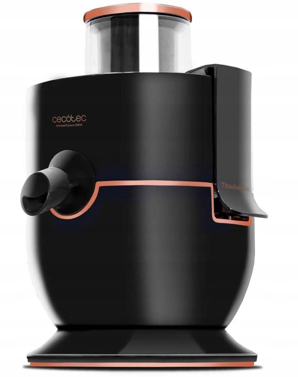 Sokowirówka Cecotec Extreme Titanium 19000 Czarna 1000W 2 Poziomy Prędkości