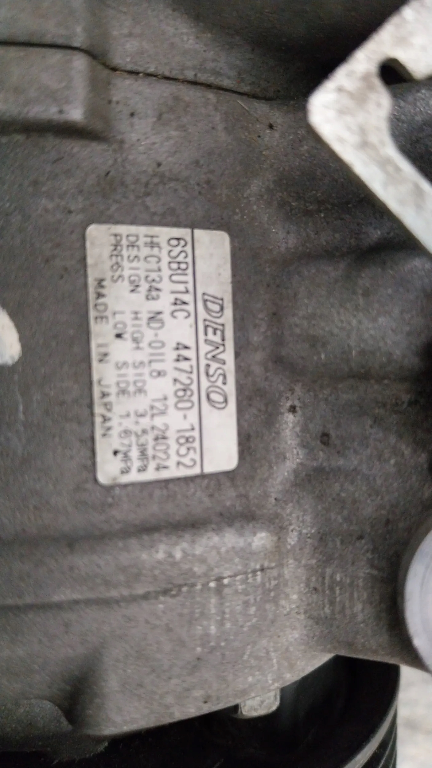 COMPRESSEUR CLIMATISATEUR AIR CONDITIONNÉ 447260-1852 BMW E90 E91 E92 E93 E87 E84 2.0D N47