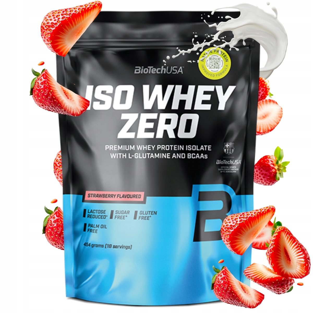 Biotech Iso Whey Zero 454g Jahoda