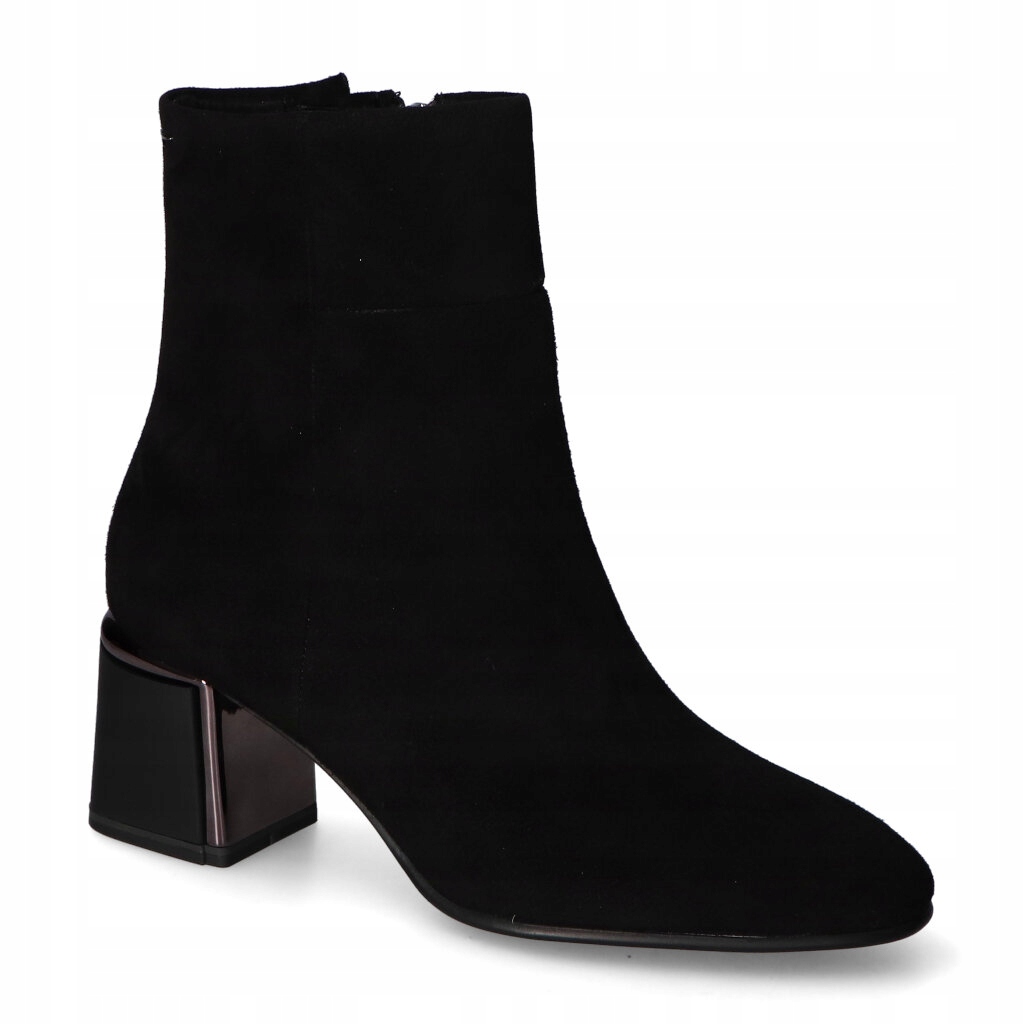 Kotníkové Boty Tamaris 1-25341-45/004 Černý semiš 38