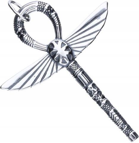 Stříbrný přívěsek 925 kříž s křídly 10,37 g jako dárek k svaté přijímání křtu