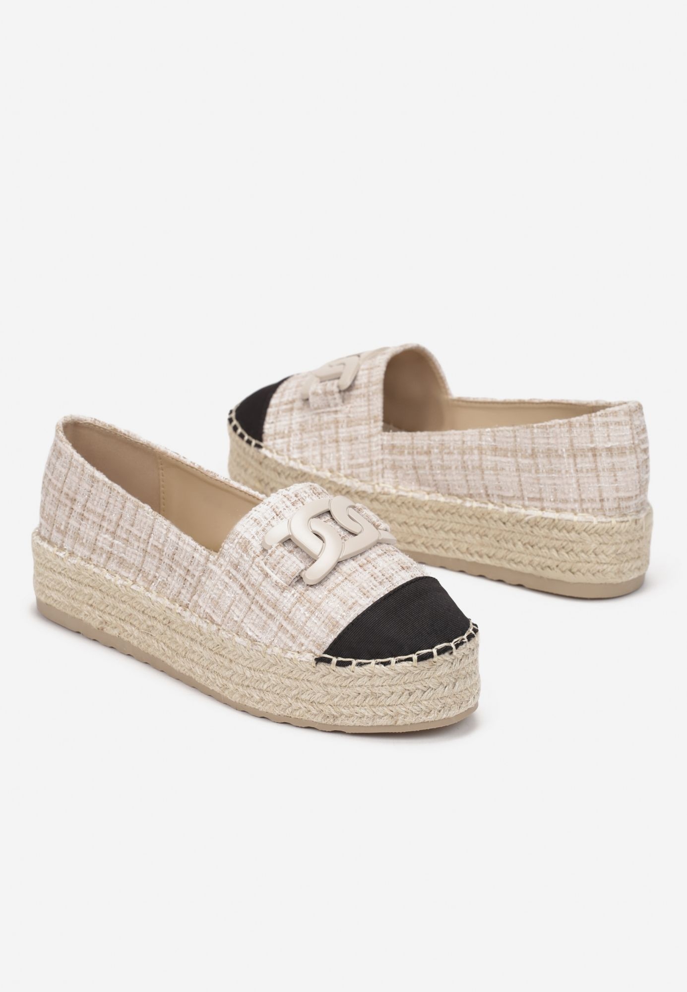 

Born2Be Beżowe Espadryle damskie 39