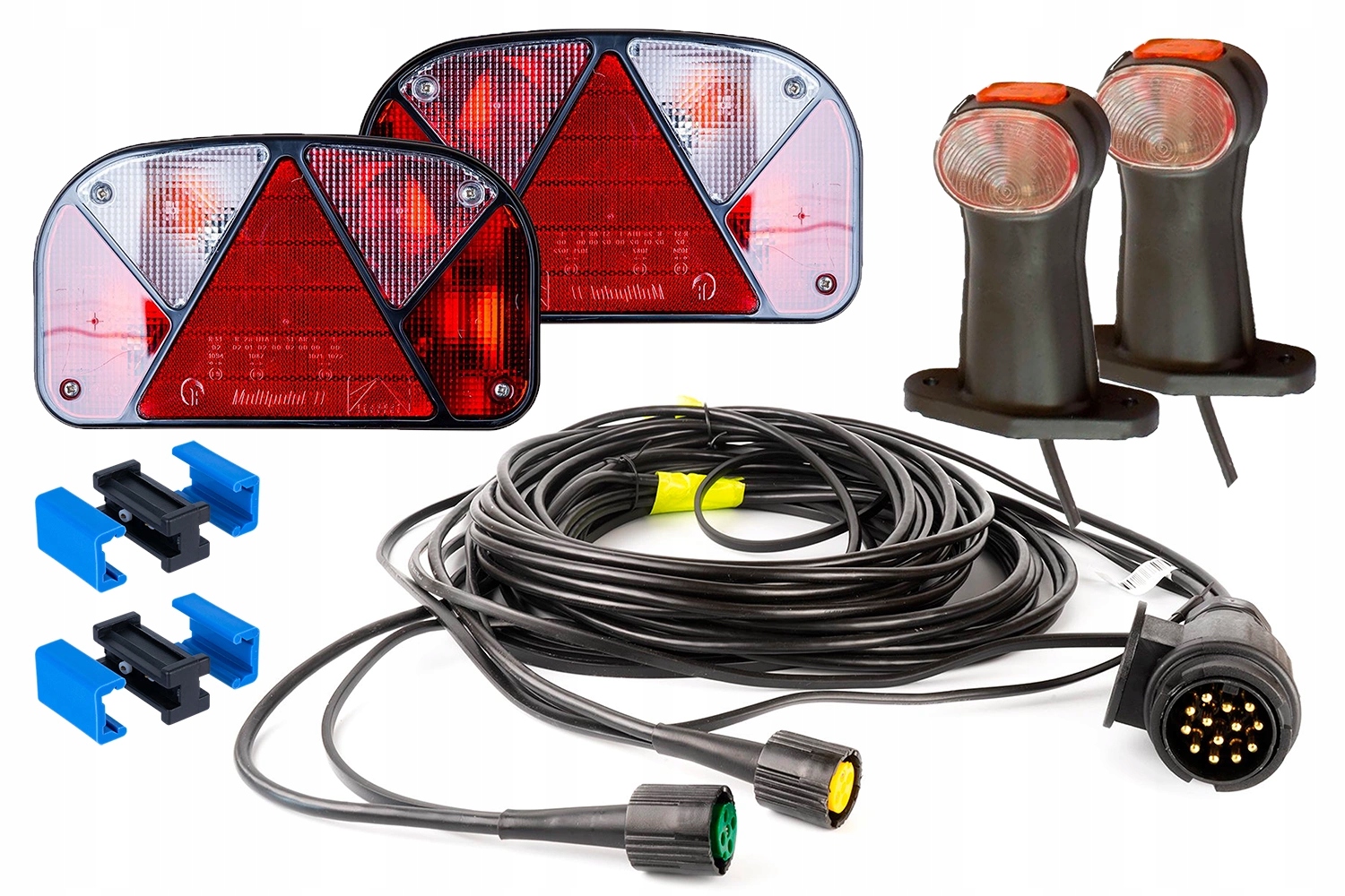 Sada světel pro přívěs: zadní obrysová světla paprsek 7 m 13-pin