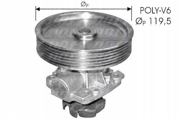 DOLZ POMPA WODNA PALIO 1.3 98- Z KLIM.
