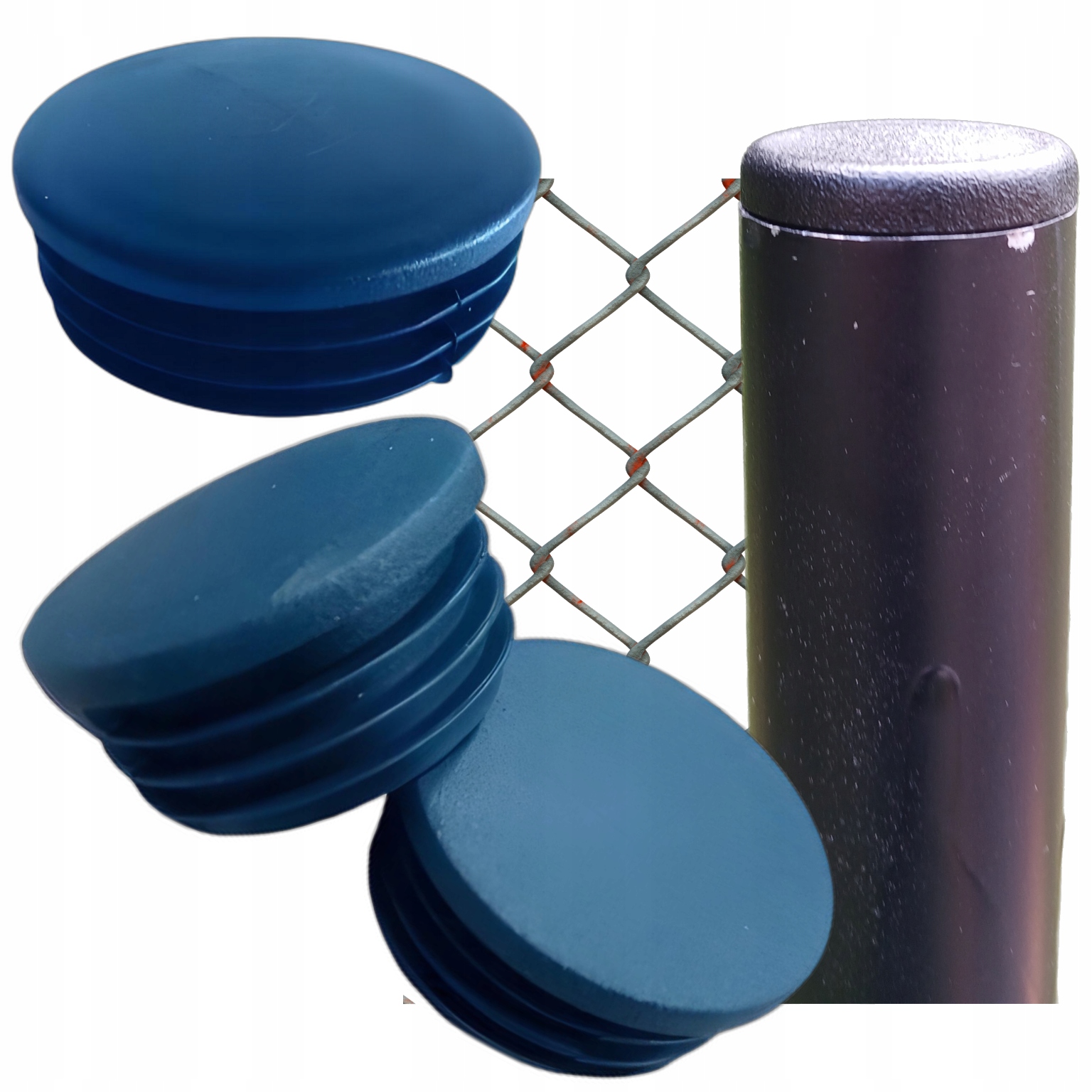 Vnitřní krytka na profil zátky trubek Fi 60 50 Ks Antracit