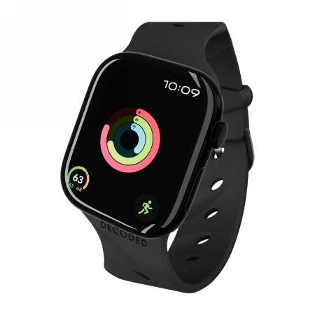 Decoded Ares Splice Band silný silikonový řemínek pro Apple Watch 40/42 mm černý