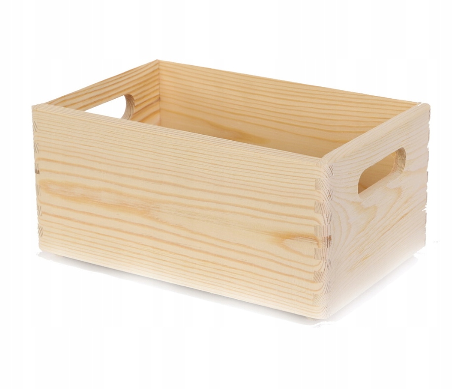 

Drewniana Skrzynka S-05 13,5x30x20 cm Naturalna