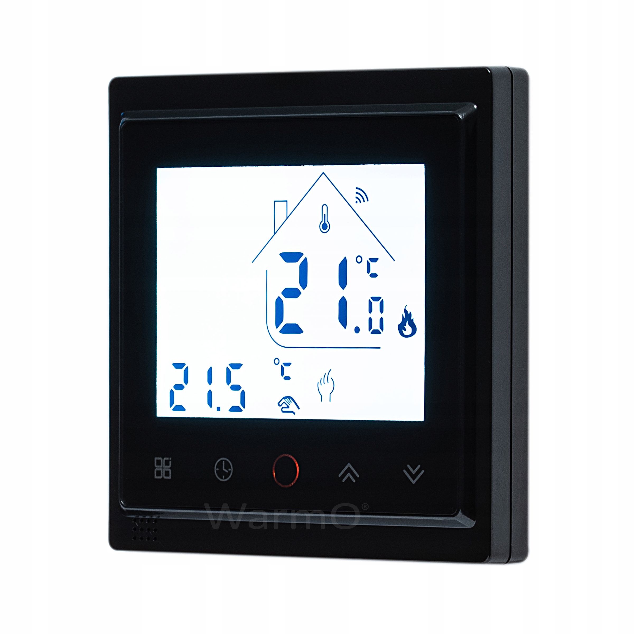 Pokojový Regulátor Teploty WarmO E63b Wifi Termostat Čierny