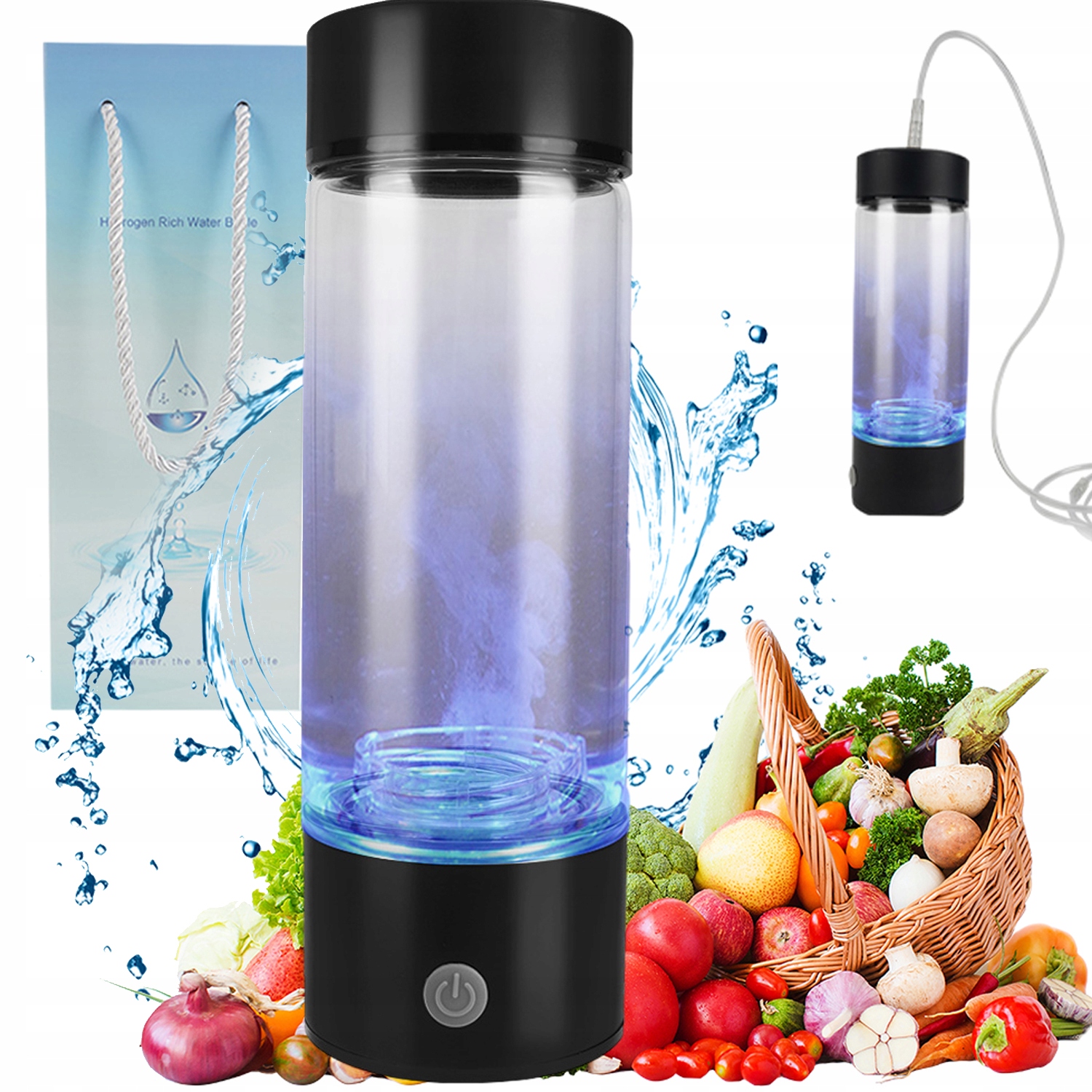 420 ML Butelka Z Wodą Wodorową Spe 4800PPB Kubek Z Wodą Bogatą W Wodór