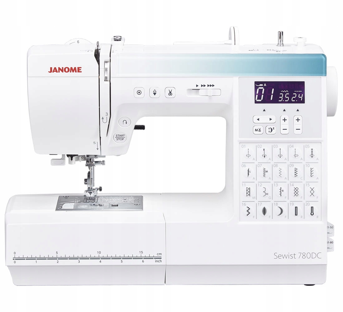 Janome 780DC komputerowa maszyna do szycia 80 ściegów