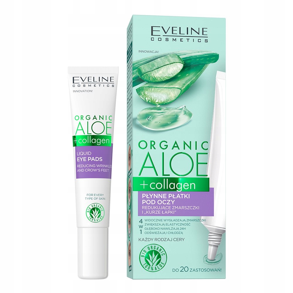 

Eveline Cosmetics Organic Aloe płatki pod oczy