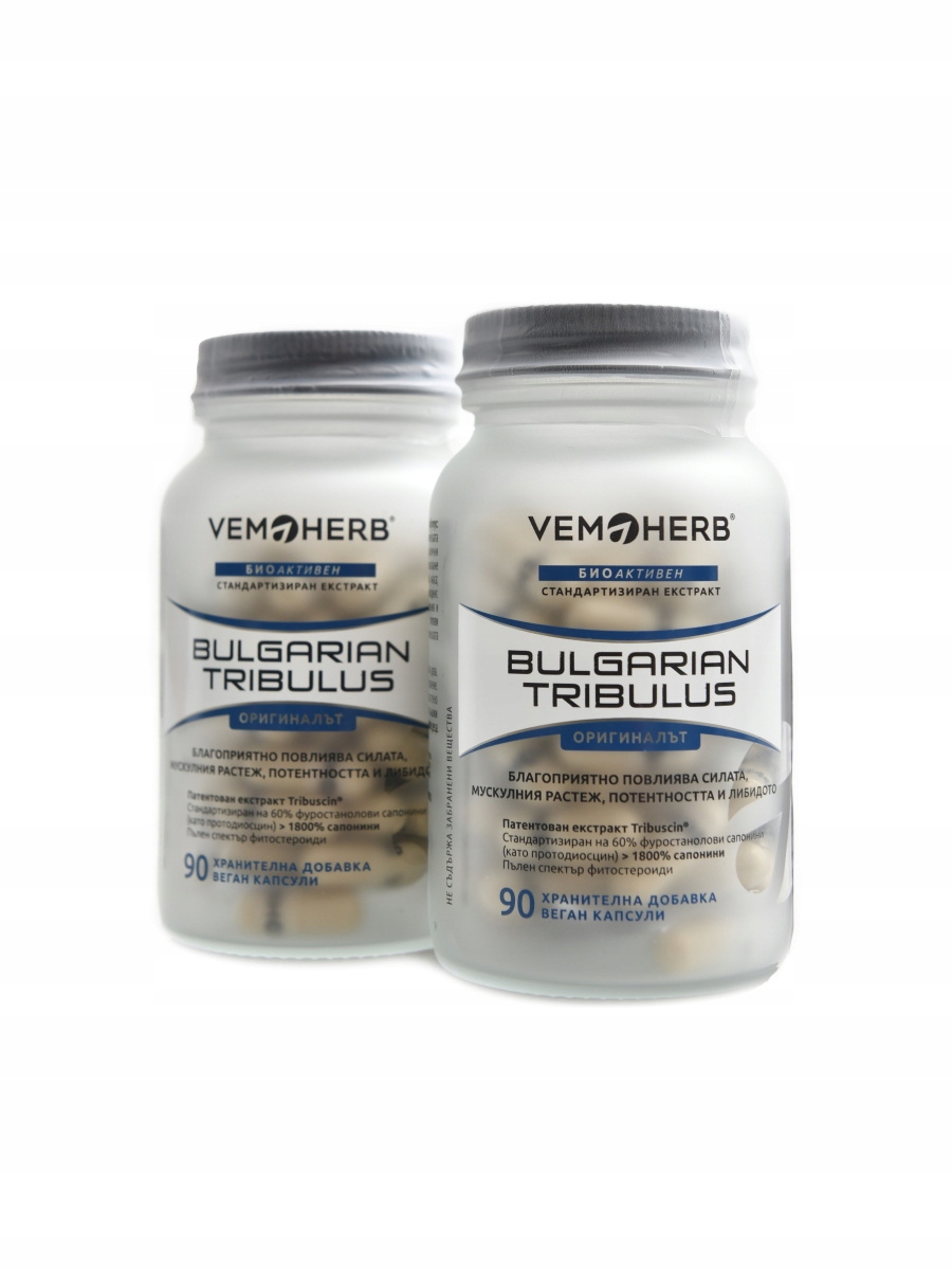 Vemoherb Bulgarian Tribulus Terrestris 2 x 90 tablet New ekonomy pack