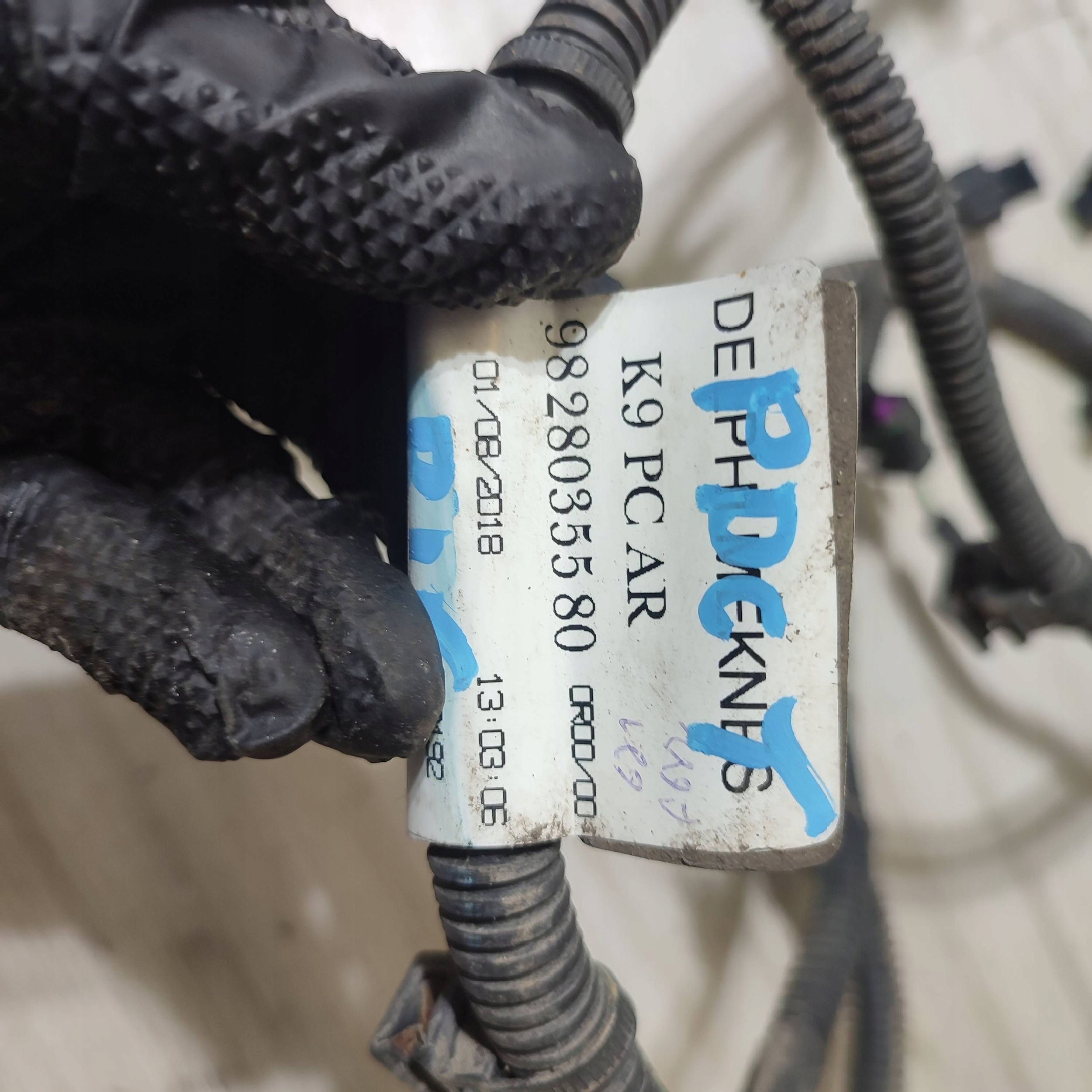 bundle PDC rear part Peugeot Rifter 9828035580