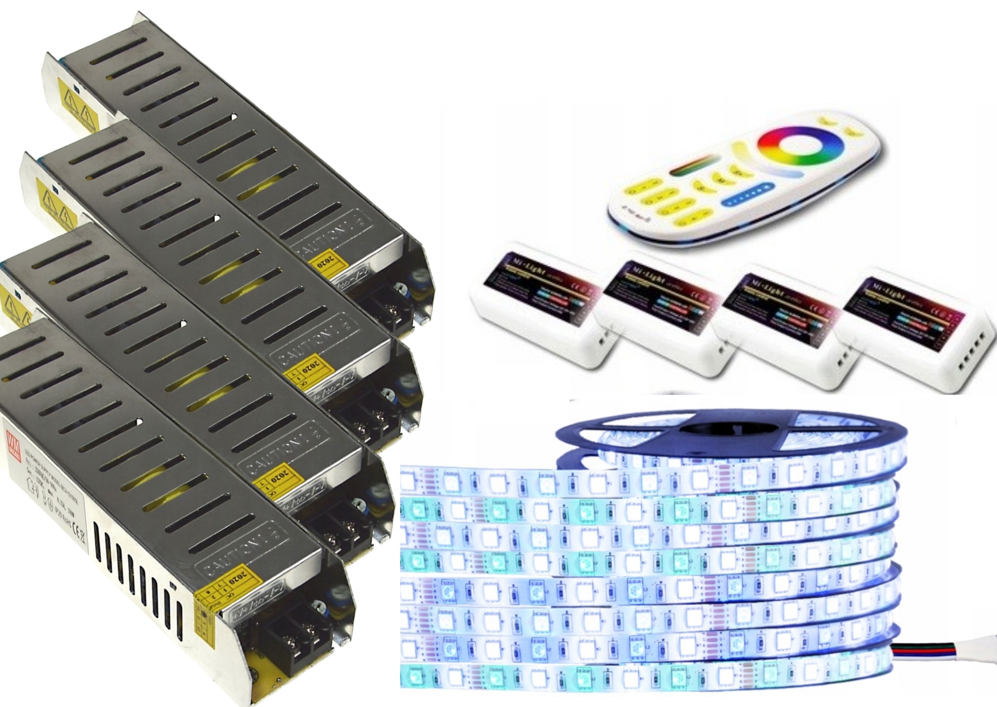Sada Led pásikov Rgbw IP65 Mi-Light Premium 40 m