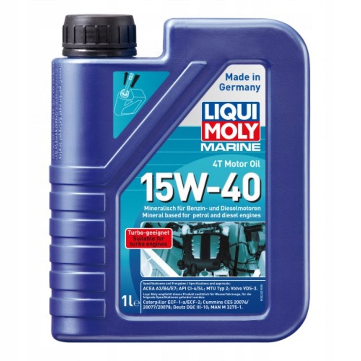 Olej do silników 4T LIQUI MOLY SAE 15W40 5L