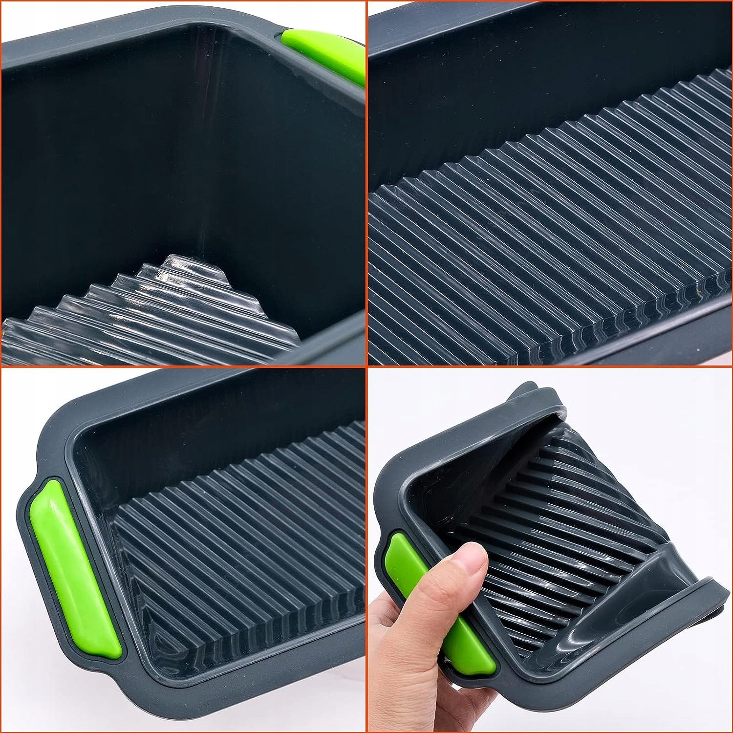 DUŻA SILIKONOWA FORMA DO PIECZENIA CHLEBA PASZTETU CIAST KEKSÓWKA NON-STICK Kod producenta BLACHA FOREMKA NA CHLEB PASZTET CIASTA