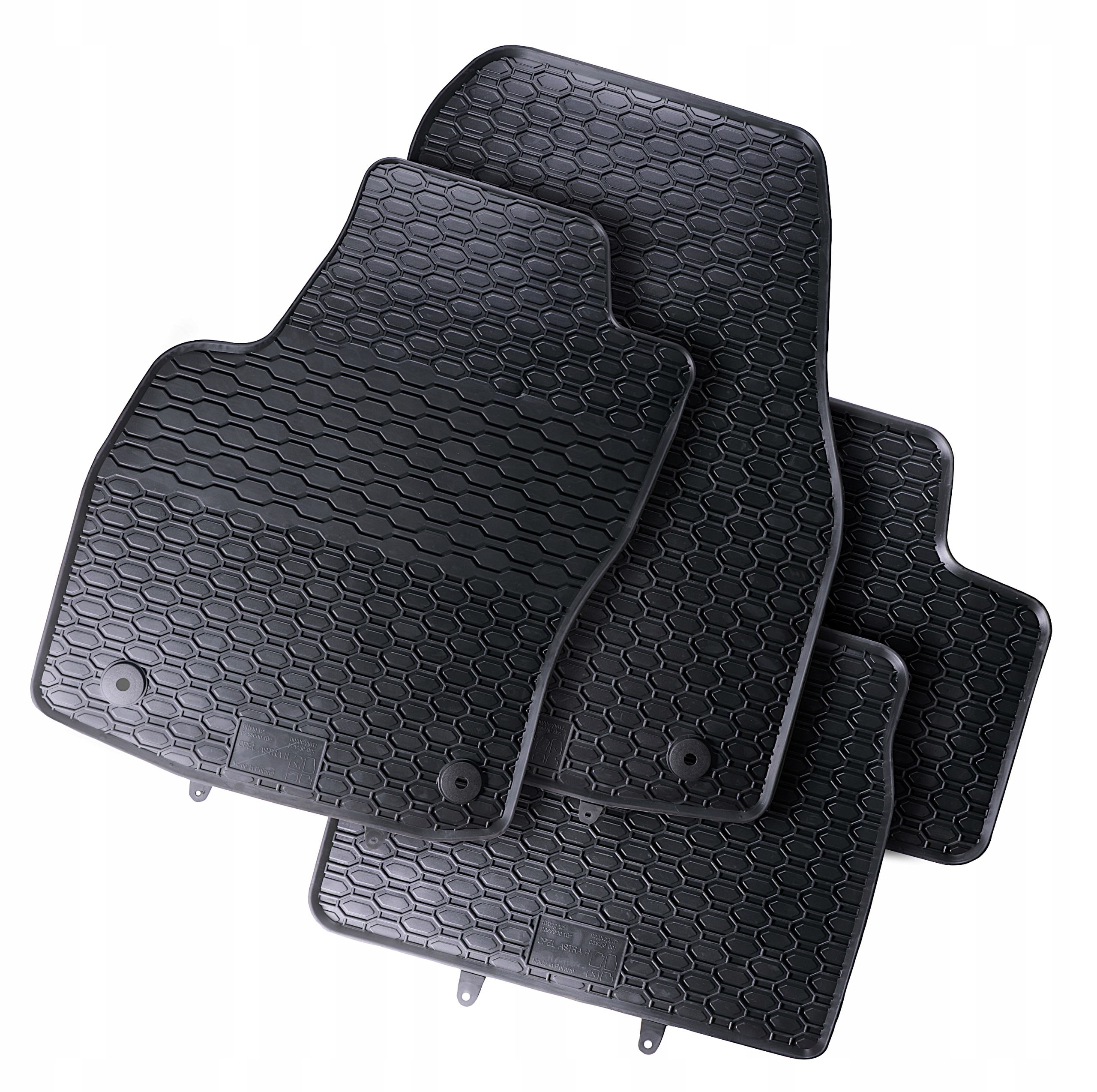 Dywaniki gumowe BEZWONNE do Opel Astra H III 04-14 Numer katalogowy producenta 827/4C