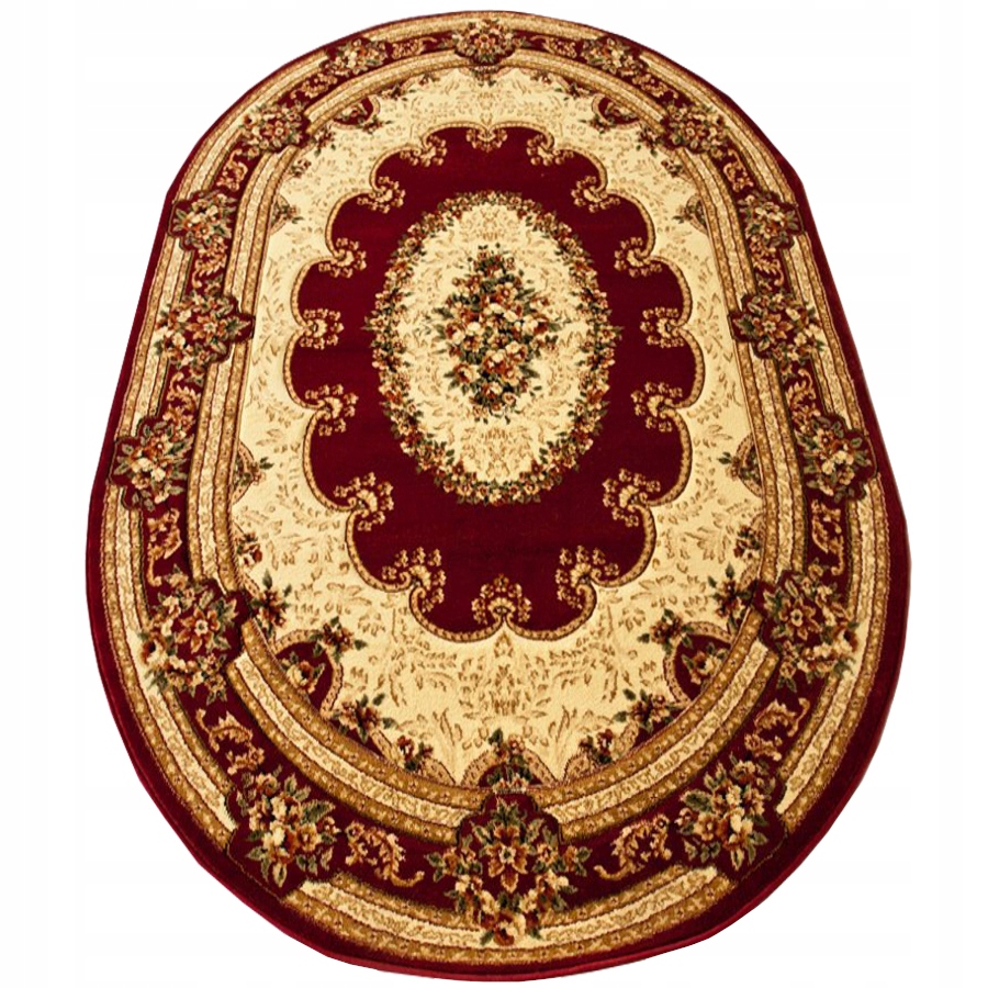 

Owalny dywan 160x220 unikat klasyczny orientalny