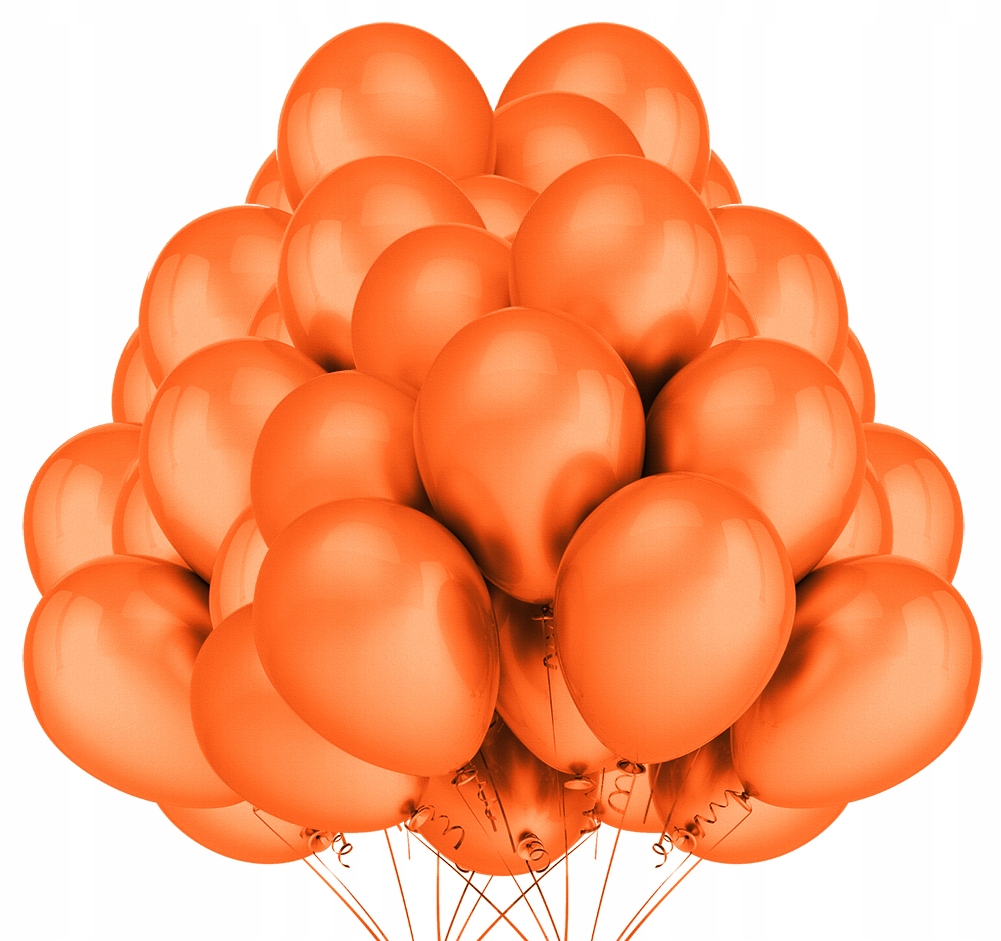 

Balony Metaliczne Pomarańczowe Urodziny 38cm 50szt