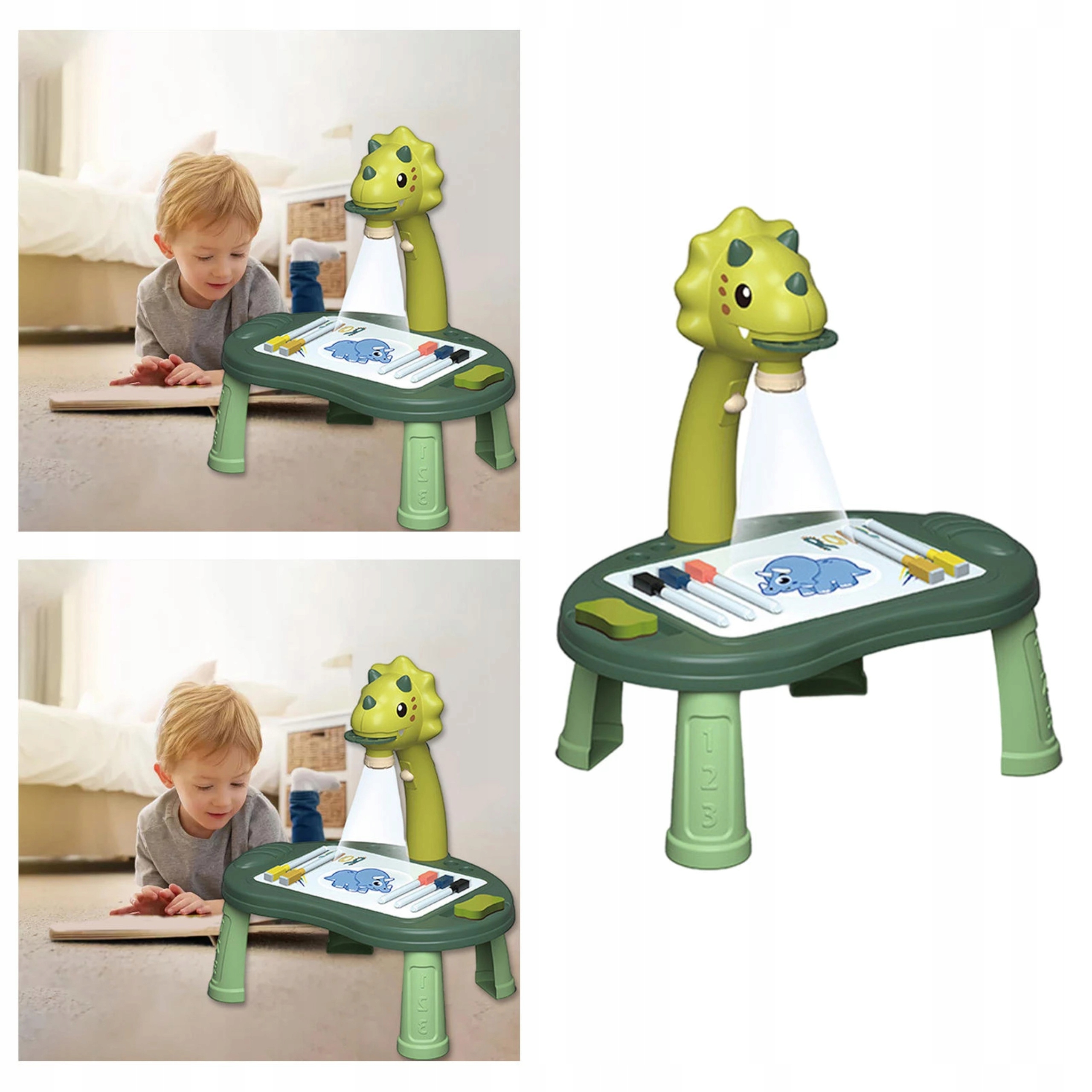 Projektor Rzutnik Do Nauki Rysowania +Gry Planszowe Prezent dla 3 4 5 Latka Płeć chłopcy dziewczynki