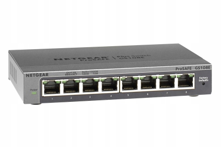 Netgear 8PT Gigabit Plus Switch, GS108e GS108E-400EUS