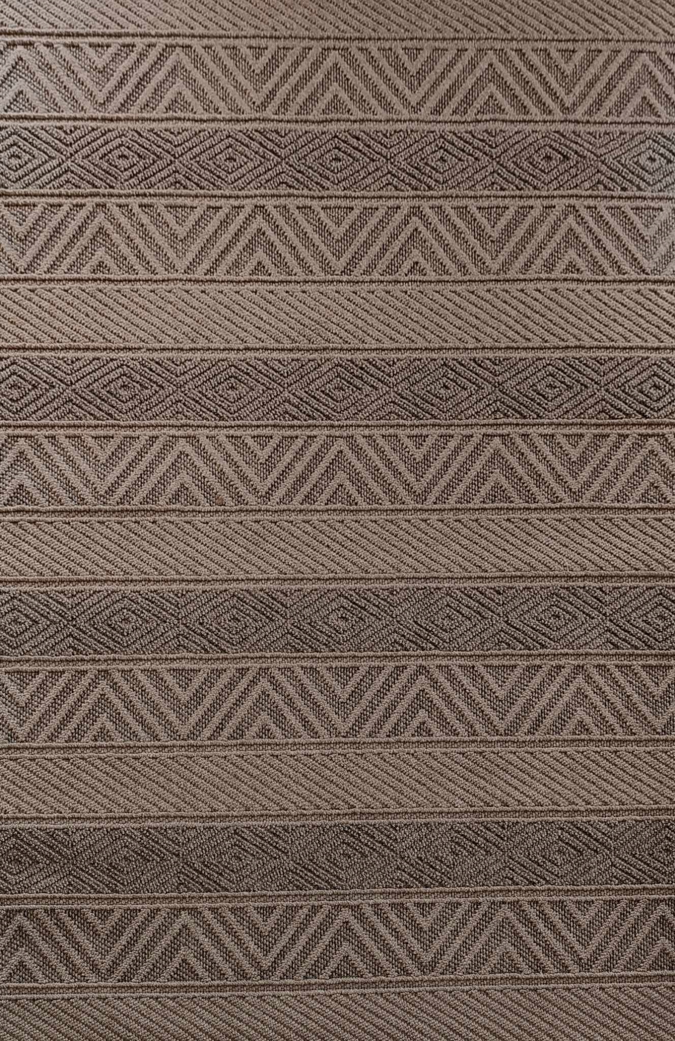 Koberec s provázkem, smyčkový, 160 x 230 cm, plochý, vnější, vnitřní boho