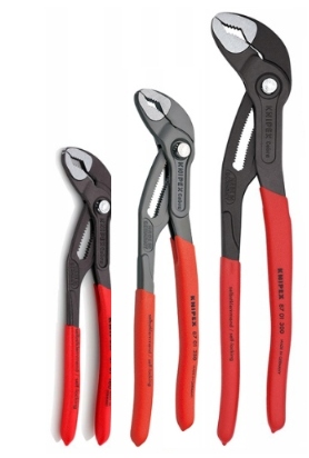 Sada kleští na trubky Cobra s protiskluzovou úpravou