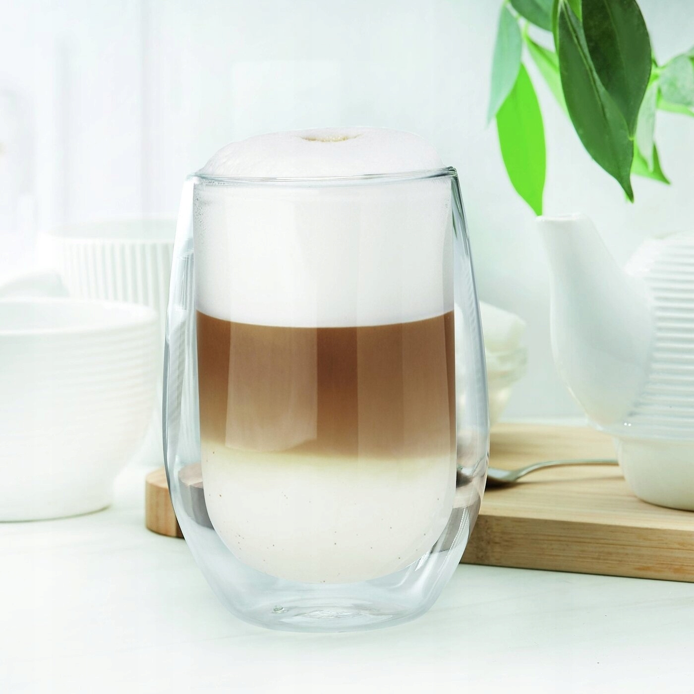 6xSZKLANKI TERMICZNE do latte ŁYŻECZKI długie GOLD Rodzaj szklanki do latte