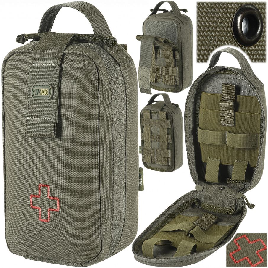 Zdravotnický Organizér Nabíječka Taktická Lékařská Lékárnička Ranger Green M-tac