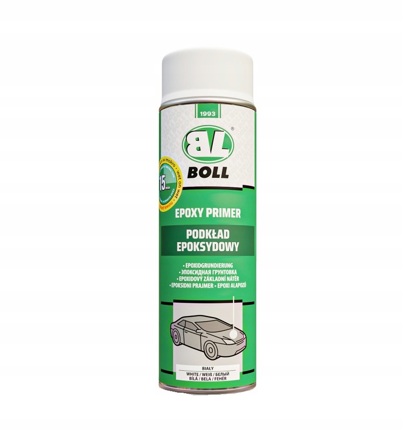 Podkład Epoksydowy Biały 500ML Spray Farba Epoksydowa Boll 00140142