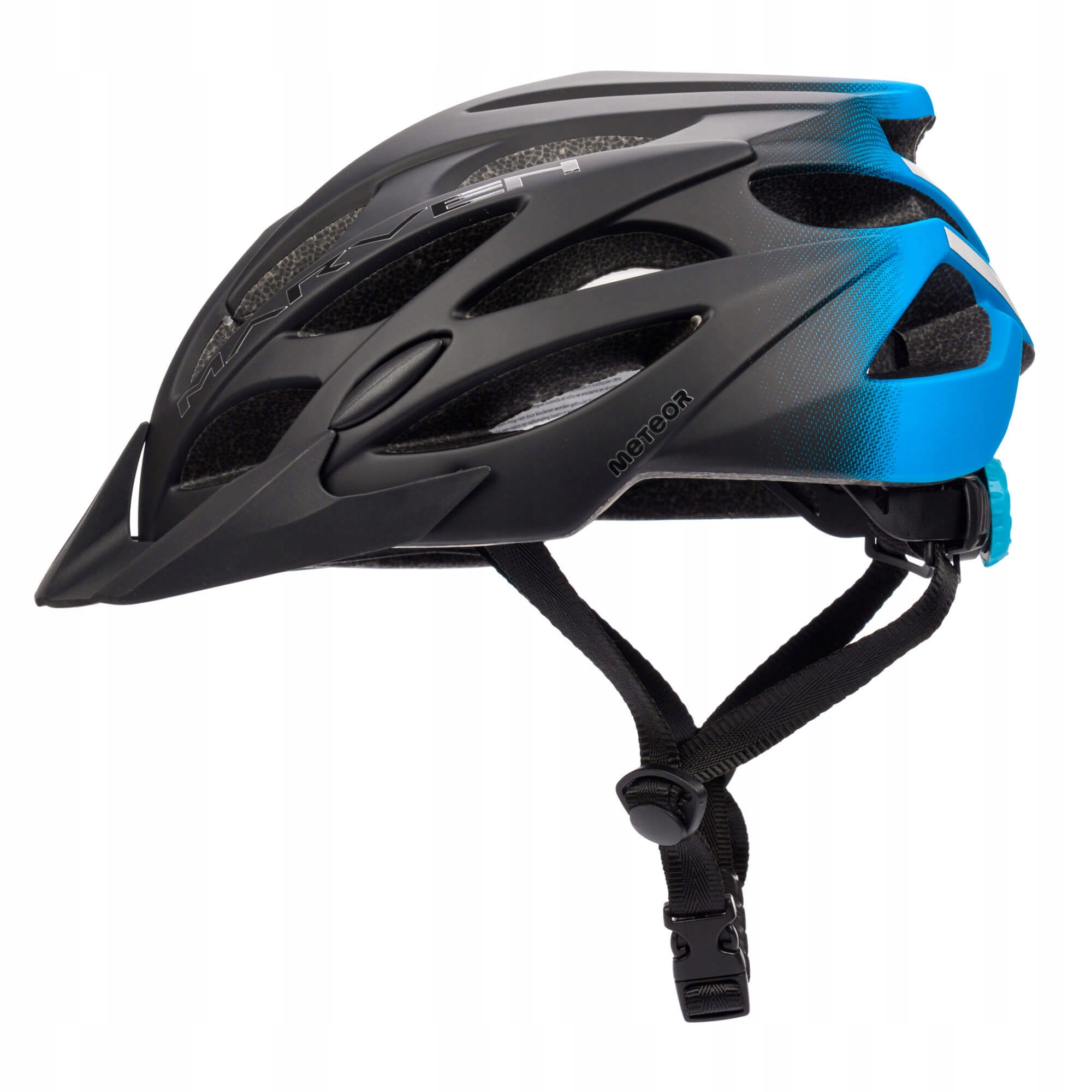 Kask Rowerowy Regulowany Meteor Marven L 58-61cm siatka otwory wentylacyjne