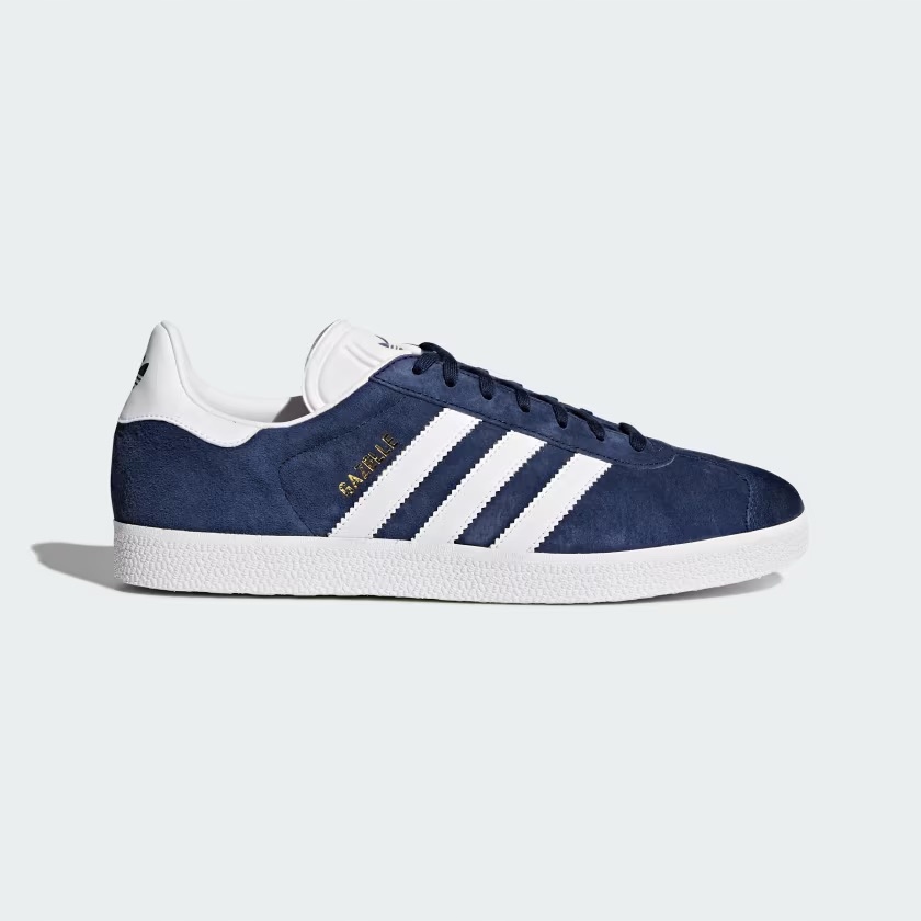 Unisexové boty Adidas Gazelle BB5478 tmavě modré, nubukové, velikost 42