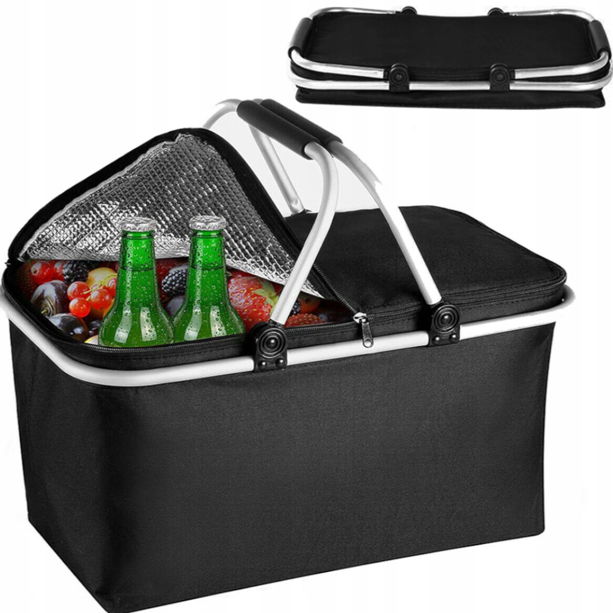 

Koszyk Piknikowy Składany Termiczny Kosz Na Zakupy