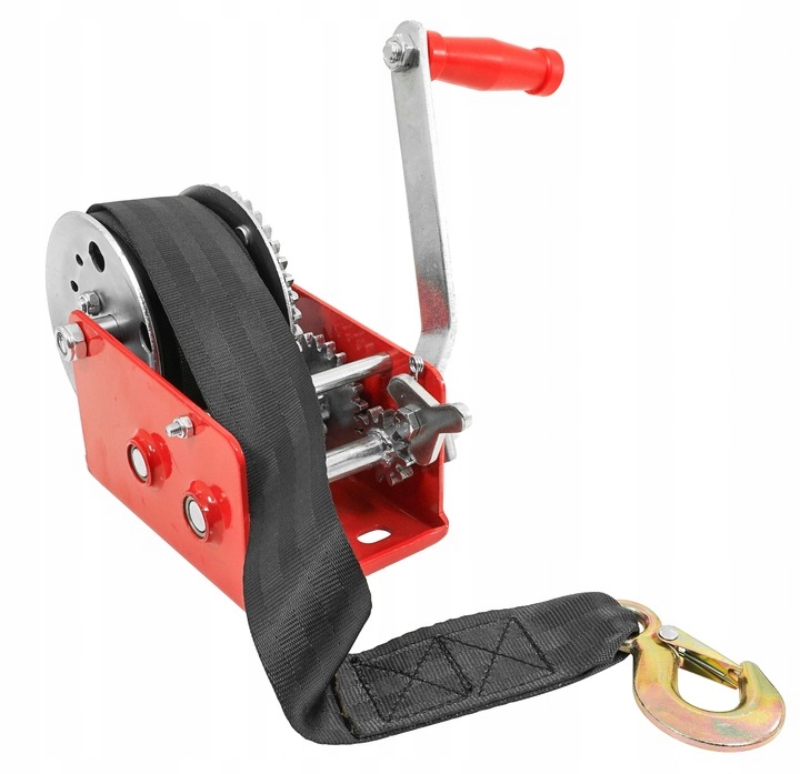 WYCIĄGARKA WCIĄGARKA RĘCZNA KORBOWA TAŚMOWA PASOWA NA KORBĘ 1200kg PAS 10m Marka Verke