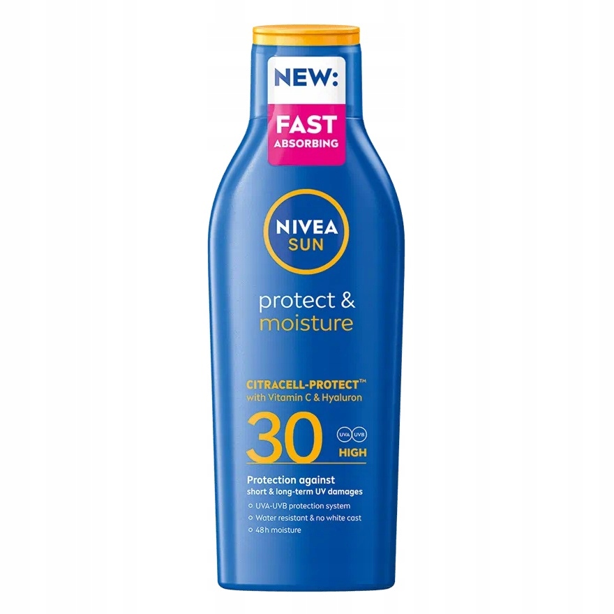 Hydratační balzám na opalování Nivea Protect & Moisture SPF30 200 ml