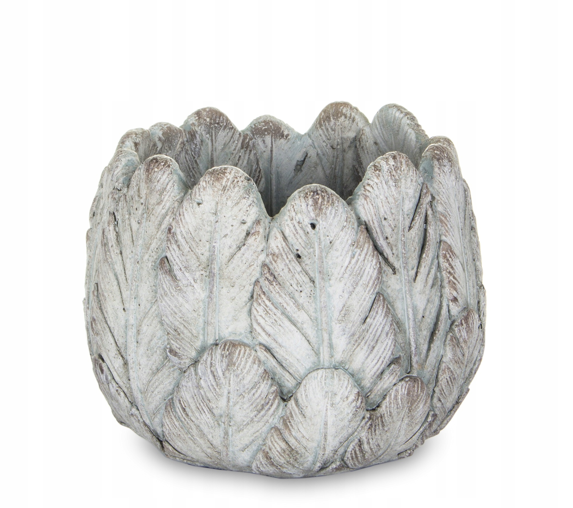 OSŁONKA NA DONICZKĘ BOHO H12.5 CM DONICZKA DONICA SZARY