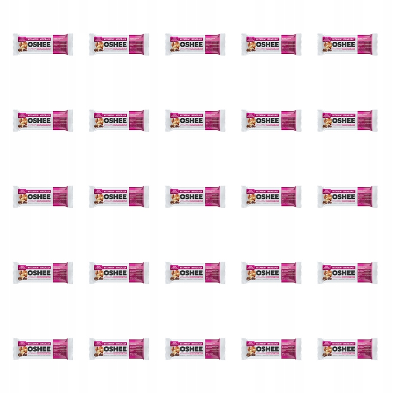 Oshee Vitamin Musli Bar Rozinky Ořechy 40 g X25